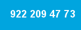 922 209 47 73 922 209 47 73